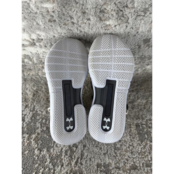 Under Armour Size 8 HOVR Havoc Basketball Shoes Midnight Navy White Sneakers - Picture 9 of 9